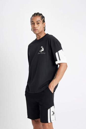 DeFacto Defactofit Shaquille Oneal Standard Fit Short Leg Shorts C7303Ax24Hs