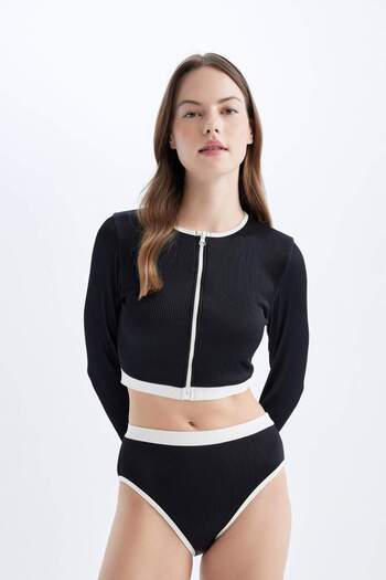 DeFacto Fall in Love Regular Fit Surfing Bikini Bottom D1084Axns