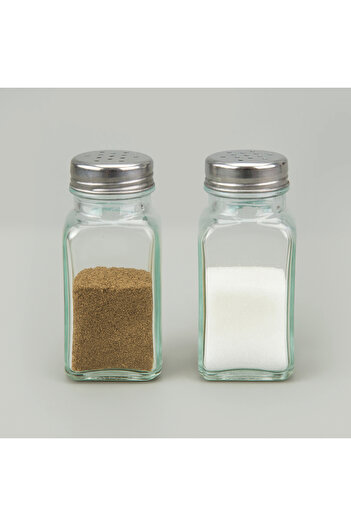 Tohana 2-Piece Glass Spice Jar - Transparent - 100 ml