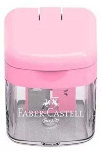 Faber Castell Faber-Castell 2 Pieces Single Compartment Mini Box Pencil Sharpener
