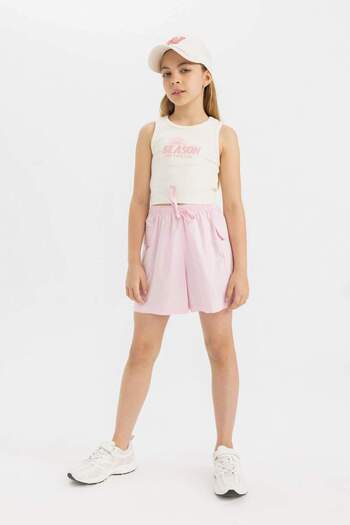 DeFacto Girl's Cotton Shorts - B5049A824HS