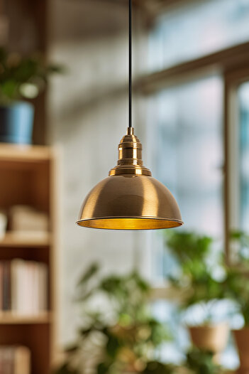 AmberLED Aurora Tekli Sarkıt Aydınlatma Metal Sıvama, Ev, Ofis, Cafe, Restoran Avizeleri, E27 Duy