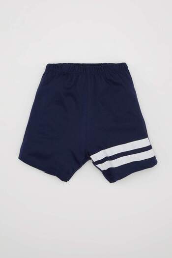 DeFacto Baby Boy Printed Short Sleeve T-Shirt Shorts Set of 2 C6088A524Sm