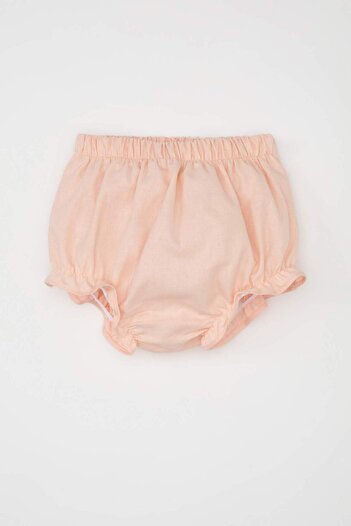 DeFacto Baby Girl 2Pcs Set Embroidered Tank Top Linen Panty Bottom C5097A524Sm