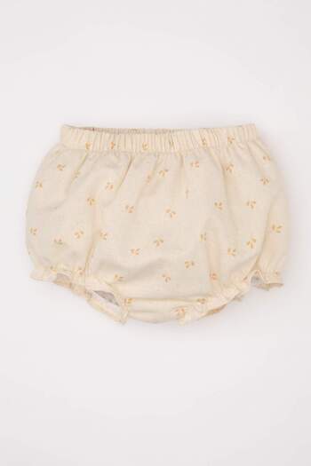 DeFacto Baby Girl 2 Piece Set Floral Linen Tank Top Shorts C5094A524Sm