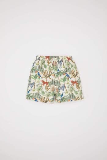 DeFacto Baby Boy Nature Printed Micro Swim Shorts B9671A524Sm