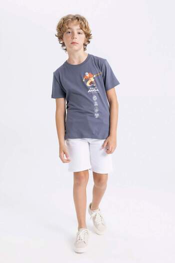 DeFacto Boy's Avatar the Last Airbender Crew Neck Short Sleeve T-Shirt C3109A824HS