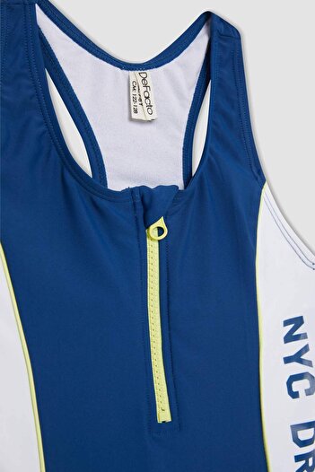 DeFacto Girl's Printed Swimsuit B6982A824Sm