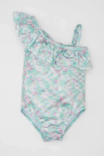 DeFacto Baby Girl Patterned Swimsuit C0795A524Sm