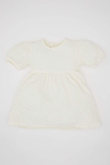 DeFacto Baby Girl Short Sleeve Dress C5211A524SM
