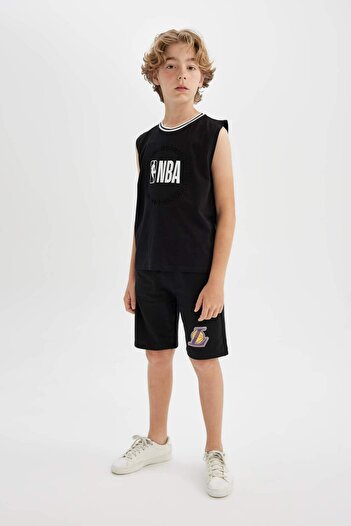 DeFacto Boy's NBA Wordmark Crew Neck Tank Top C3287A824HS