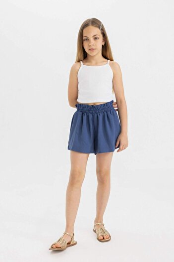 DeFacto Girl's Basic Plain Shorts C9298A824Sm