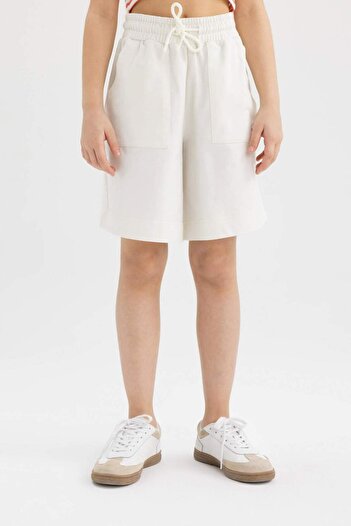 DeFacto Girl's Printed Shorts B0847A824Hs