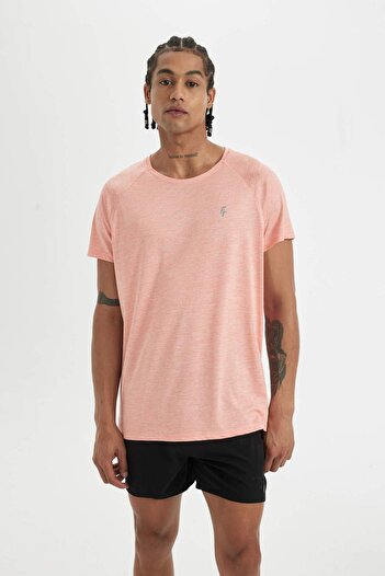 DeFacto Defactofit Standard Fit Crew Neck Printed Sportsman Heavy Fabric Short Sleeve T-Shirt B5150Ax24Sp