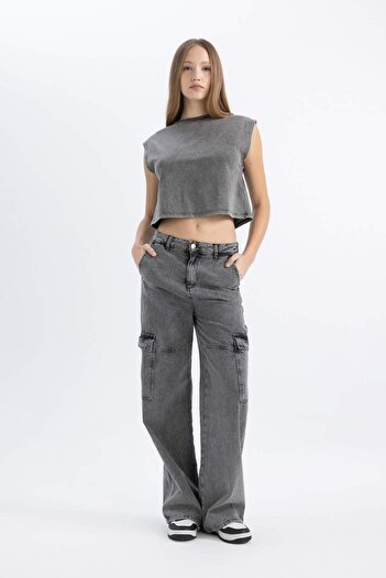 DeFacto Coool Loose Fit Washable Pale Effect Athlete C5016AX24SM
