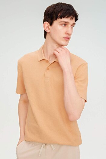 DeFacto New Regular Fit Polo Neck Basic Plain Short Sleeve T-Shirt B4939Ax24Sp