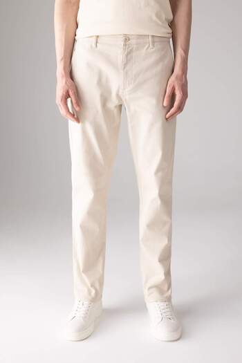 DeFacto Regular Fit Normal Kesim Gabardin Chino Kanvas Pantolon Yazlık Fermuar Cepli Düz Paça B2088AX24SP