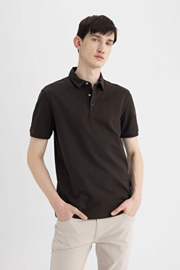 DeFacto Slim Fit κοντομάνικο μπλουζάκι Polo C4136ax24sm