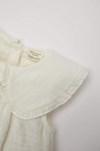 DeFacto Baby Girl Big Collar Sleeveless Blouse C3748A524Sm