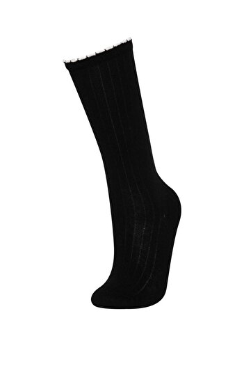 DeFacto Girl's 2-Piece Cotton Booties Socks C2925A8NS