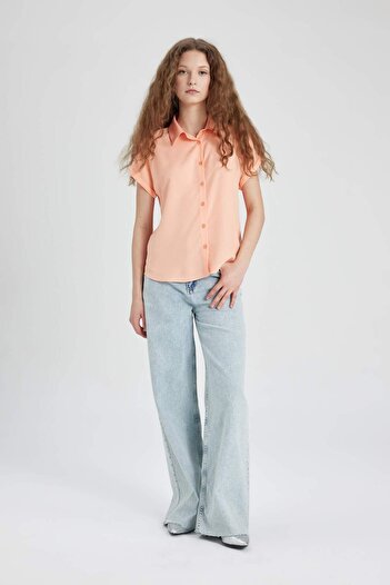 DeFacto Regular Fit Short Sleeve Shirt N7819Az24Sp