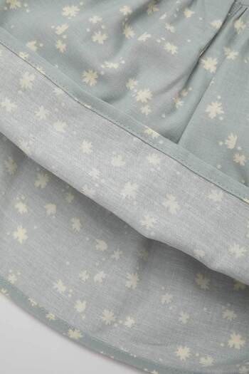 DeFacto Kız Bebek Çiçekli Uzun Kollu Twill Elbise C2411A524SP