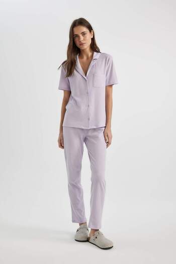 DeFacto Fall in Love Regular Fit Waffle Casual Pajama Bottoms C1481Ax24Sp