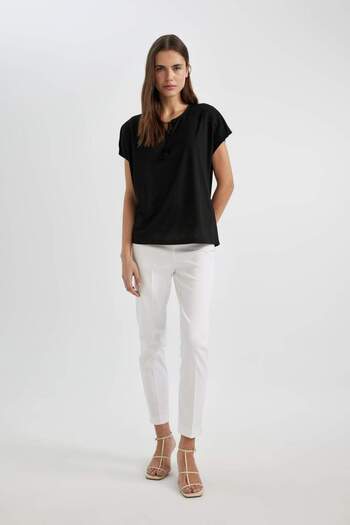 DeFacto Crew Neck Short Sleeve T-Shirt C1874Ax24Sp