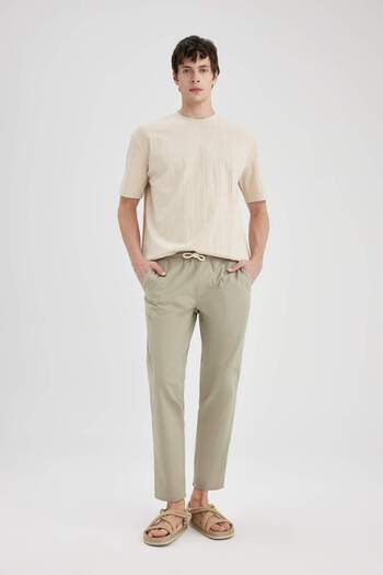 DeFacto Μπλουζάκι με κοντό μανίκι Oversize Crew Neck C3689AX24SP