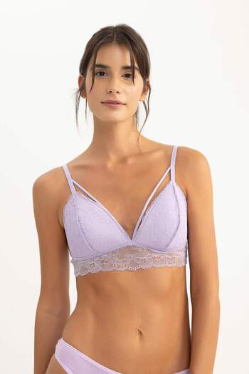 DeFacto Fall in Love Lace Padded Bra R6569AZ24SP