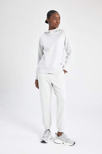 DeFacto Fit Sportsman Jogger Sweatpants - Ελαστικό πόδι με έξι τυπικές τσέπες Skuba Diving Fabric Basic Straight