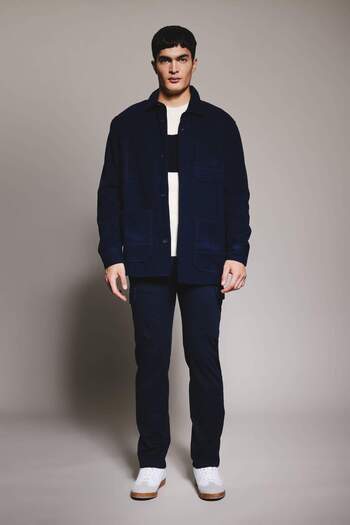 DeFacto Regular Fit Button Pocket Inside Soft Fuzzy Cashmere Long Sleeve Shirt B6945Ax23Wn