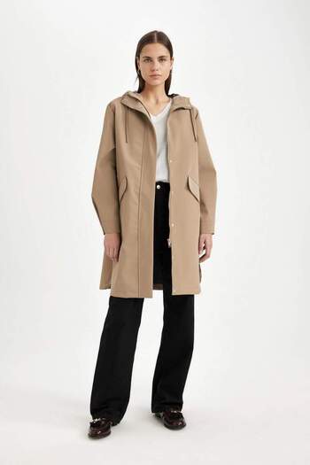 DeFacto Αδιάβροχο αδιάβροχο Relax Fit Hooded A6367ax23au