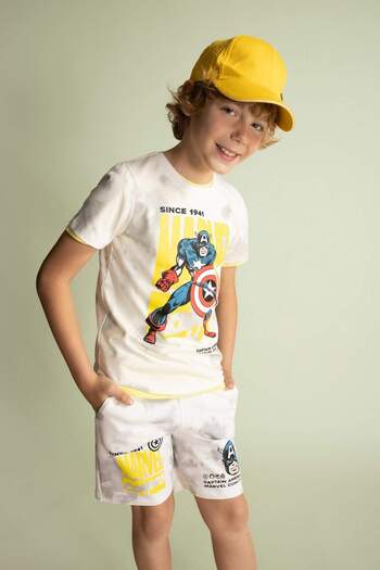 DeFacto Boy's Marvel Comics Shorts A3147A823Sm