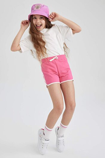 DeFacto Girl's Lace-Up Shorts L6125A623Hs