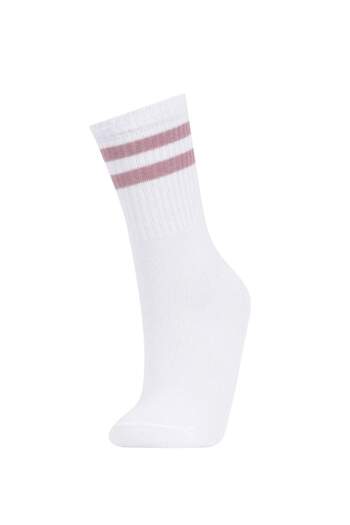 DeFacto Girl's 3-Piece Cotton Long Socks Y4997A6Ns