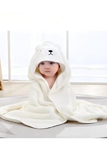 Generic Baby Bath Towels Newborn Hooded Baby Towel Ultra Absorbent and Soft Cotton Hooded Washcloth