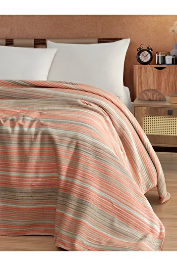 Polat Home Pink Soft Cotton Single Blanket