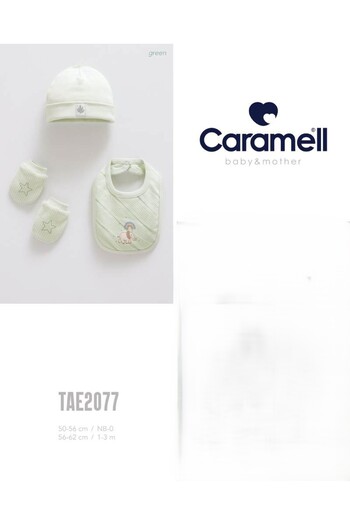 Caramell My Baby Kumsal Set of 4 Accessories Gloves Apron Beanie Good Baby 2077