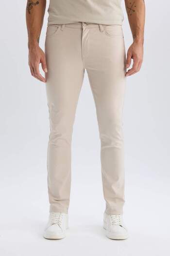 DeFacto Slim Fit Chino Kanvas Pantolon