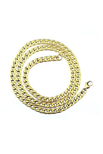 Chavin Figaro Flat 60 Cm. 5 Mm. Steel Men's Chain Du15-5