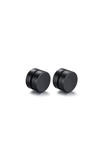 Chavin 8 mm Women Men Magnet Black Steel Earrings Df22Sy-8