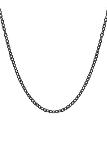 Chavin Black 60 Cm. 3 Mm. Women Men Steel Chain Df32Sy