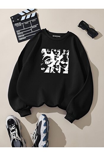 BENROMA ΦΟΥΤΕΡ UNISEX OVERSIZE - ΓΥΝΑΙΚΕΙΑ ΦΙΓΟΥΡΑ ΕΚΠΤΩΜΕΝΗ, ΠΟΛΥΛΟΓΙΚΟΣ ΛΑΙΜΟΣ