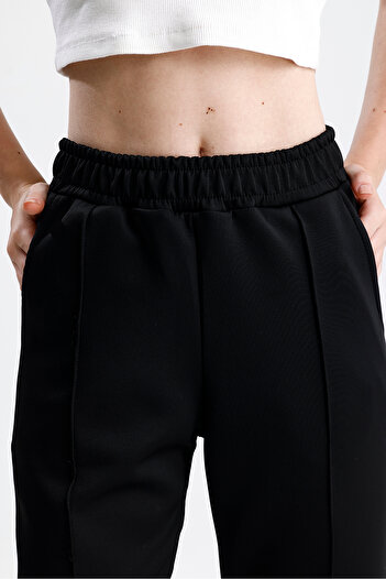 Butik Women's Relaxed Cut Elastic Waist Trousers