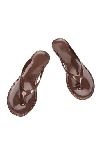 OZYO Desta Brown Flip Flops Gel Summer - Daily Slippers