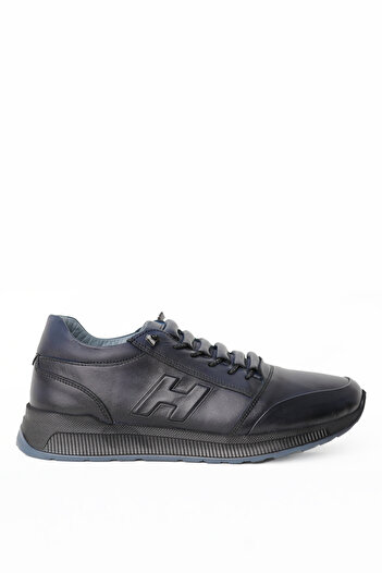 Greyybull Shoes Синій шкіряний чоловічий спортивний