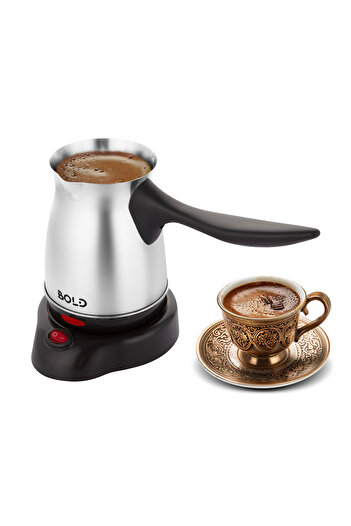 BOLD Pazaraza Electric Coffee Pot Turkish Coffee Machine Wireless Use