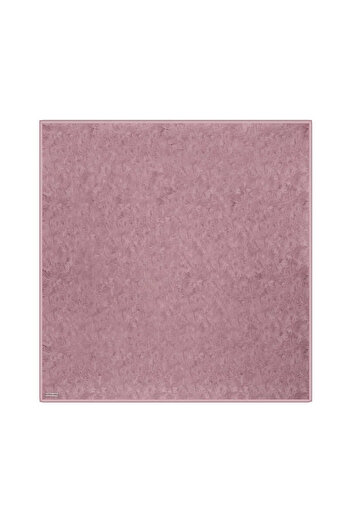 Bursa İpek Twill Silk Scarf - Powder Brush Pattern