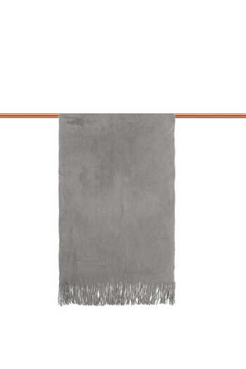 Bursa İpek Anthracite Angora Shawl